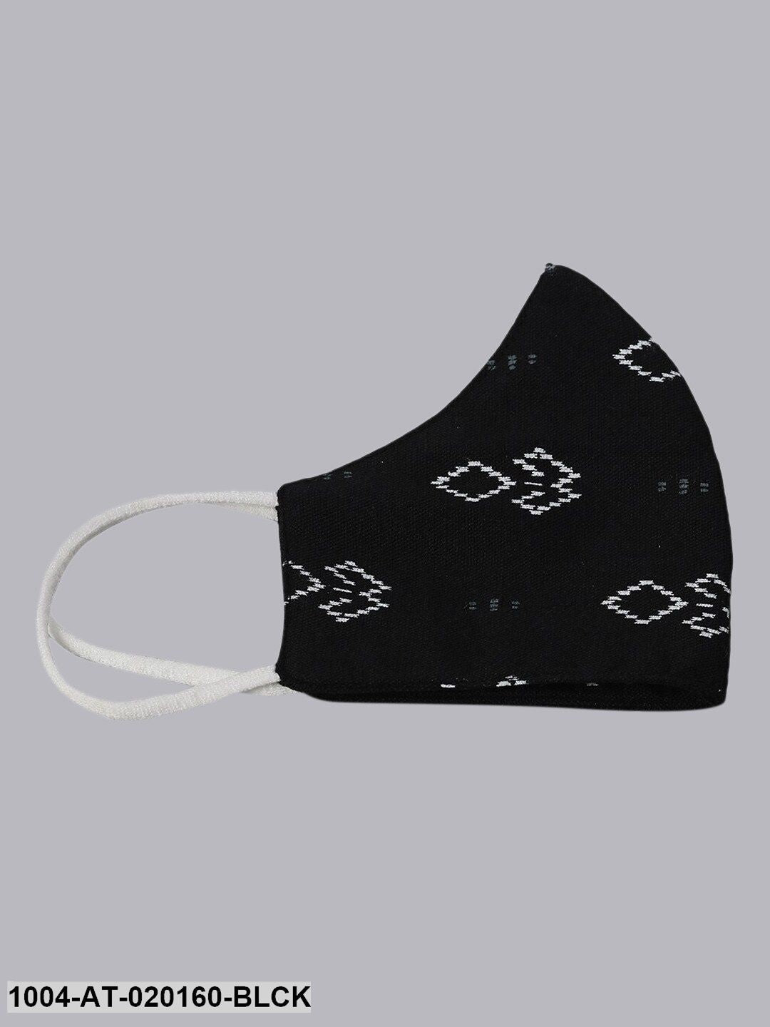 Black White Geometric Printed Kurta