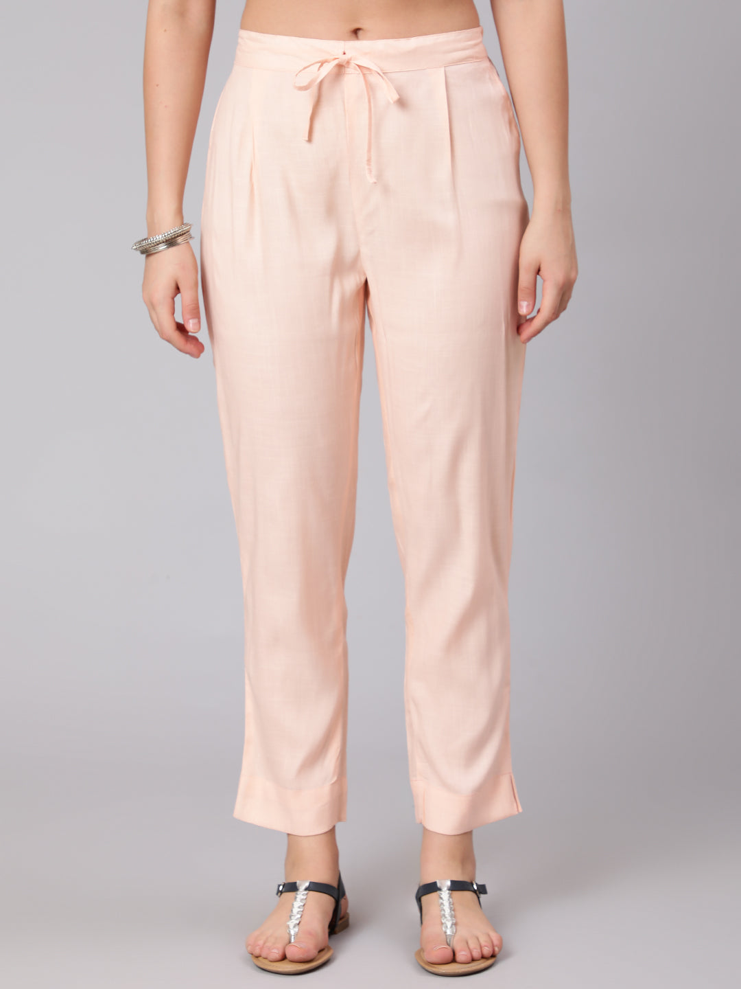 Rayon Calf Length Printed Flared 3/4 Sleeve Round Neck Kurta Set