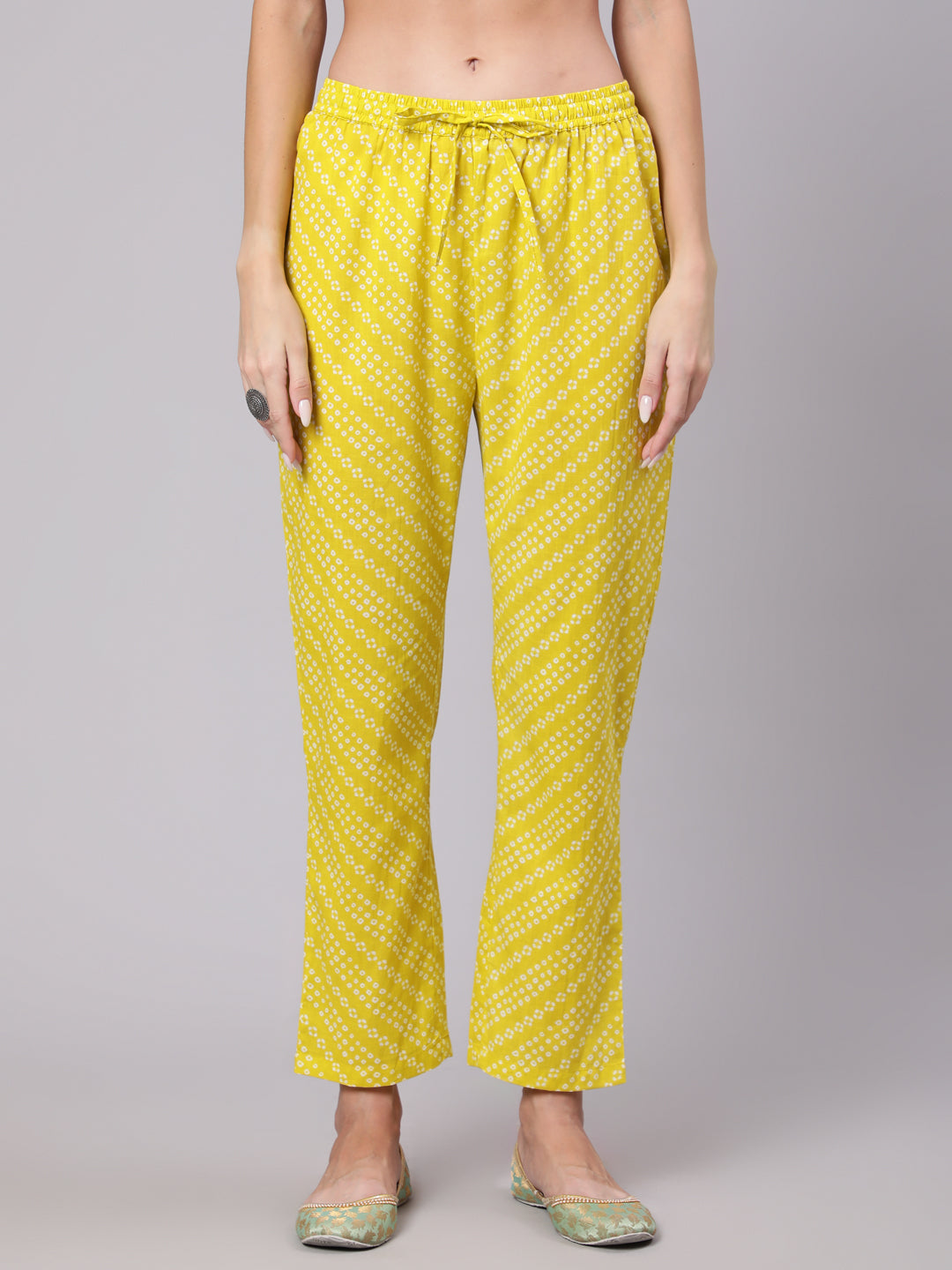 Cotton Calf Length Printed Straight 3/4 Sleeve Round Neck Kurta Bottom Dupatta Set