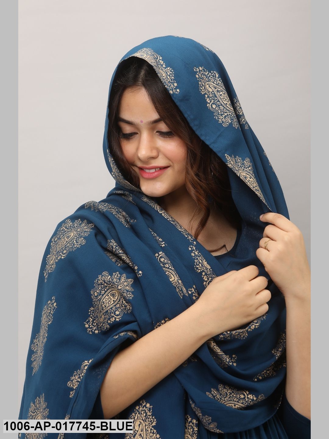 Flared Kurta with Duptta