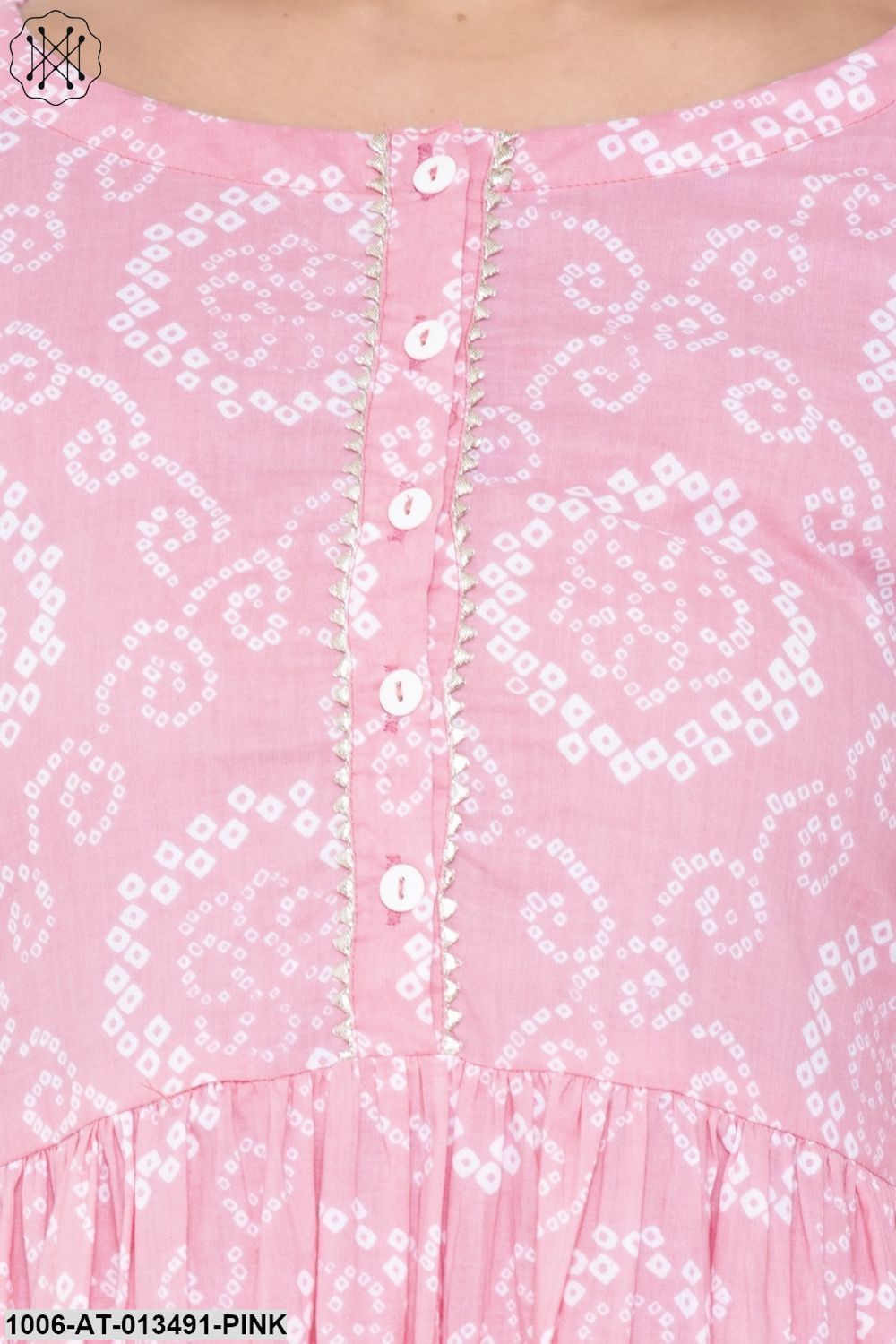 Cotton Printed A-Line Kurta
