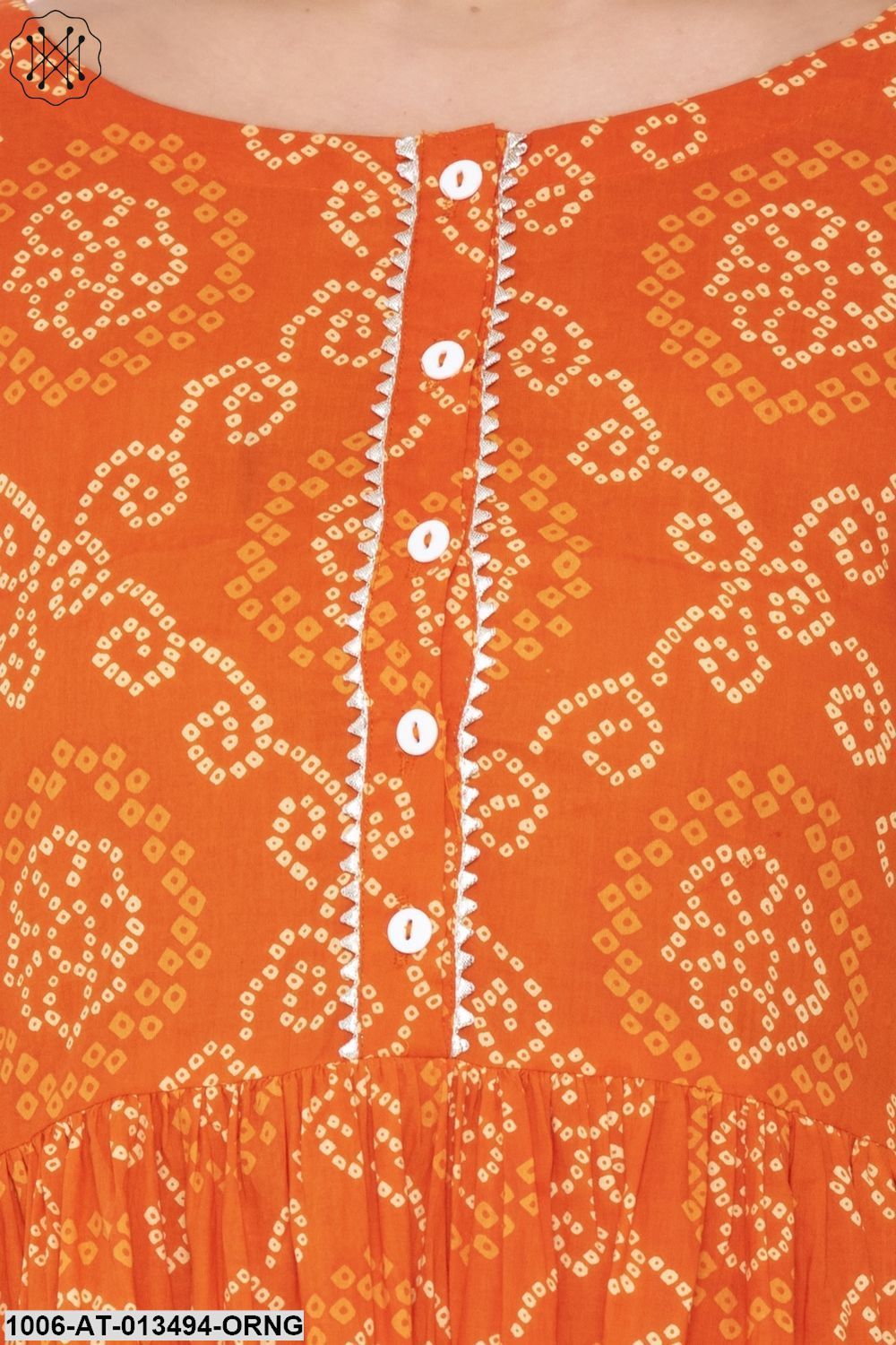 Cotton Printed A-Line Kurta