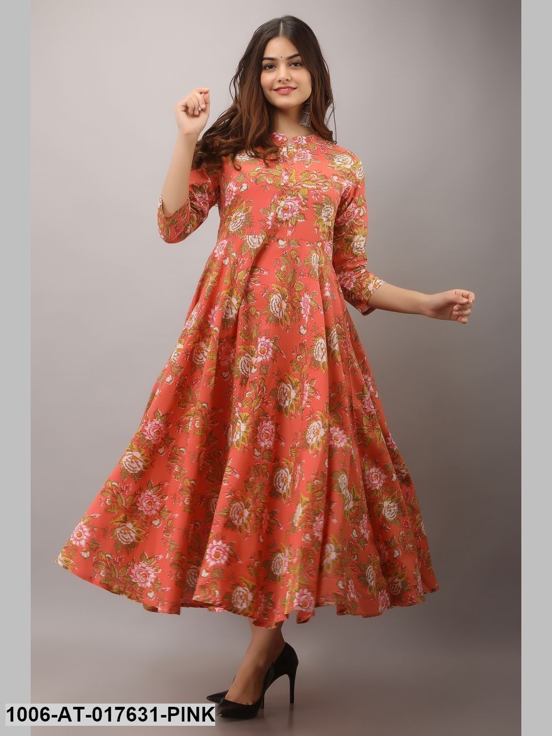 Printed Flared Kurta