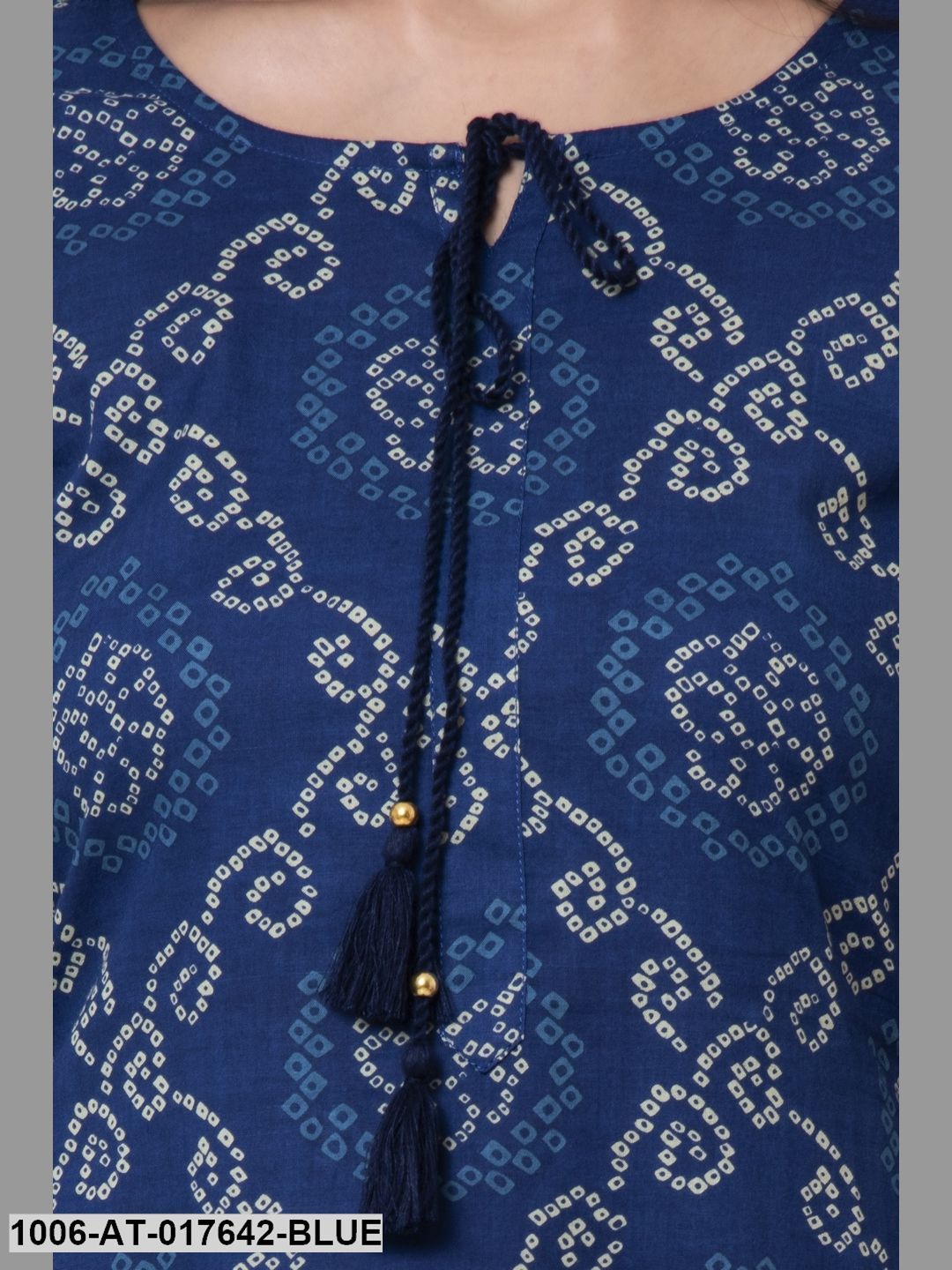 Cotton Printed Straight Kurta