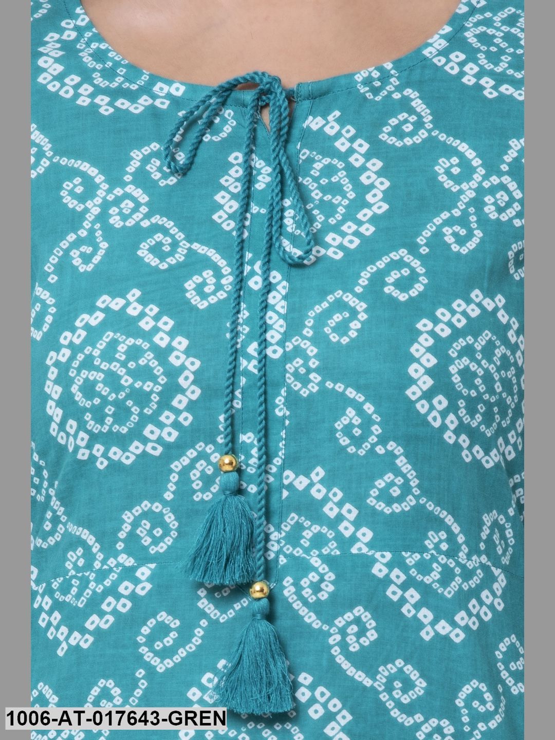 Cotton Printed Straight Kurta