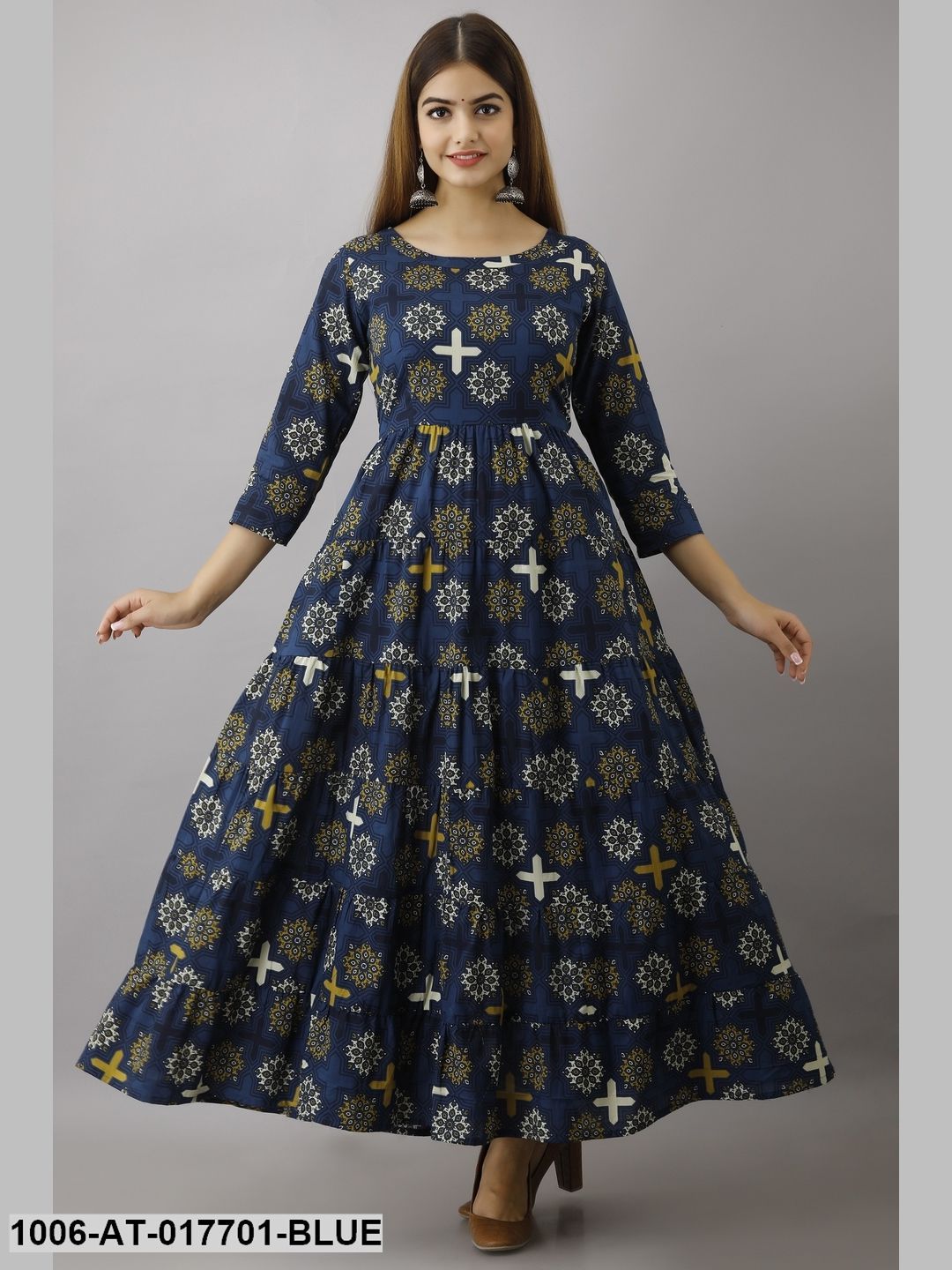 Printed Flared Kurta