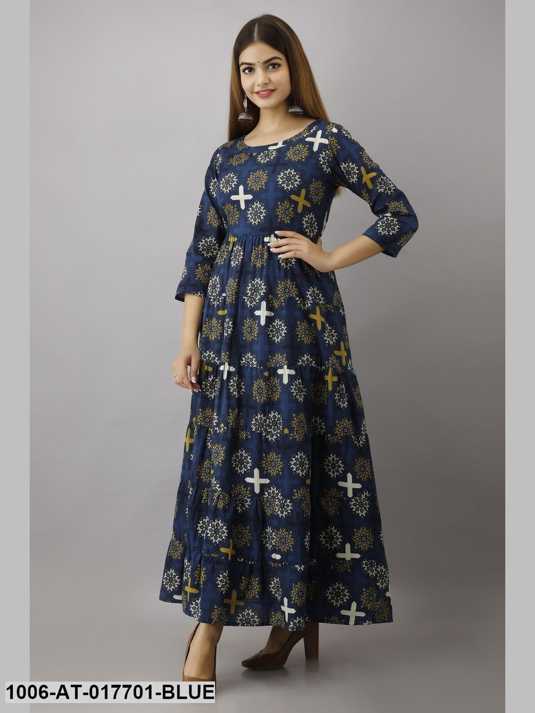 Printed Flared Kurta