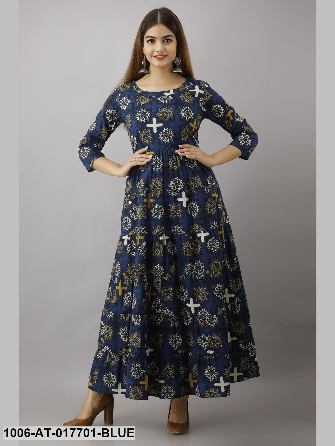 Printed Flared Kurta