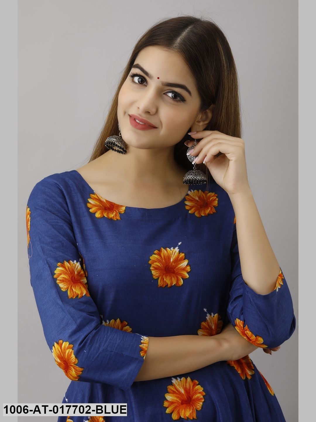 Printed A-Line Kurta