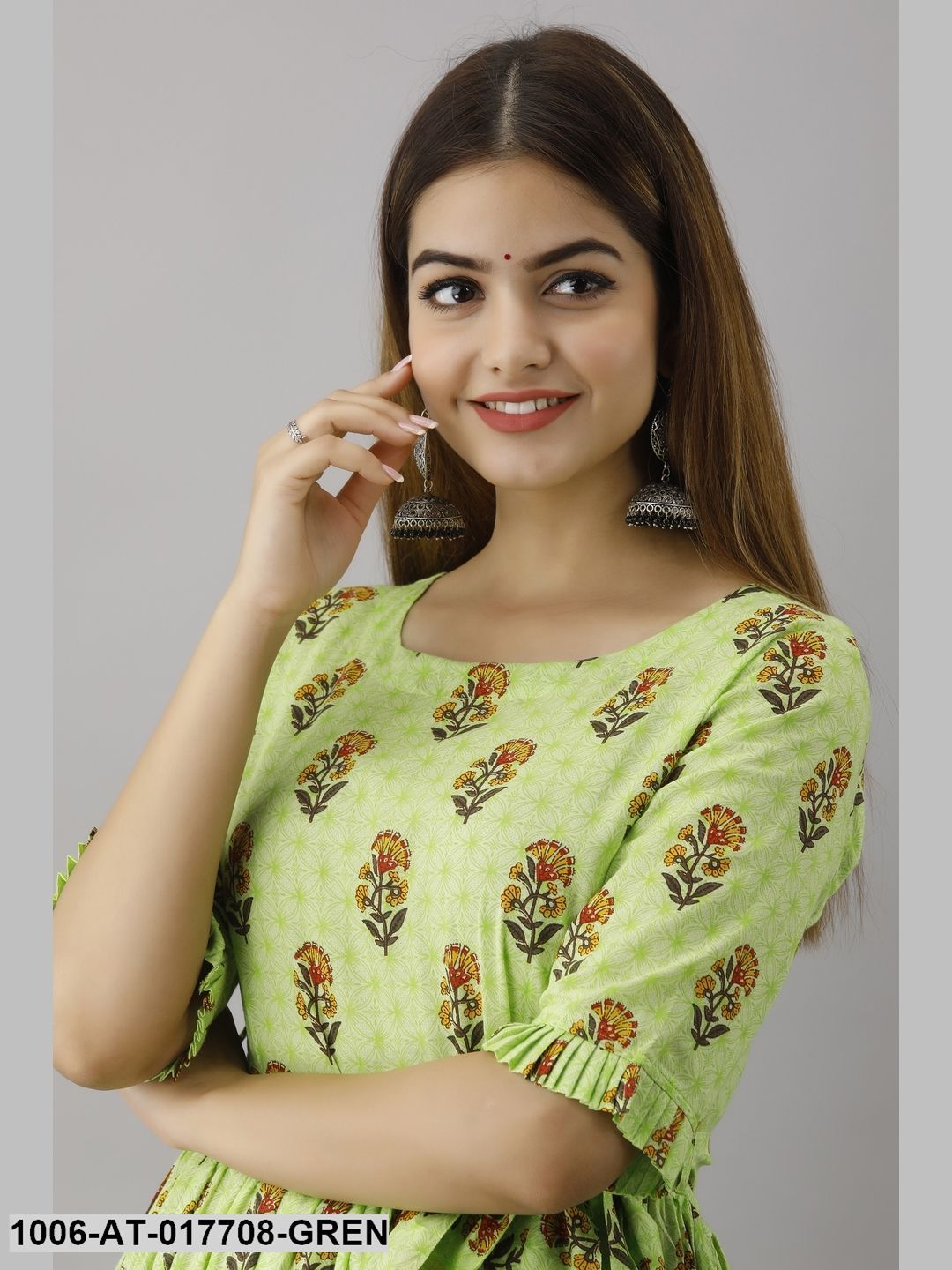 Printed A-Line Kurta