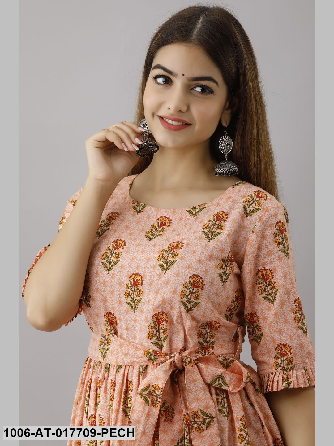 Printed A-Line Kurta