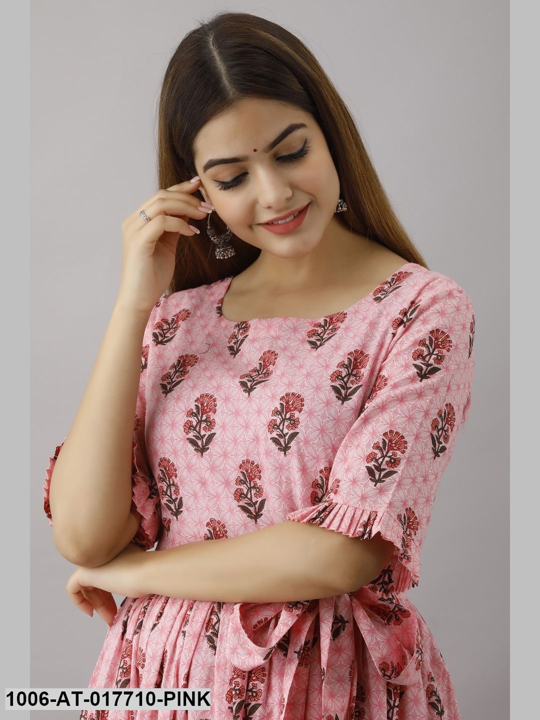 Printed A-Line Kurta