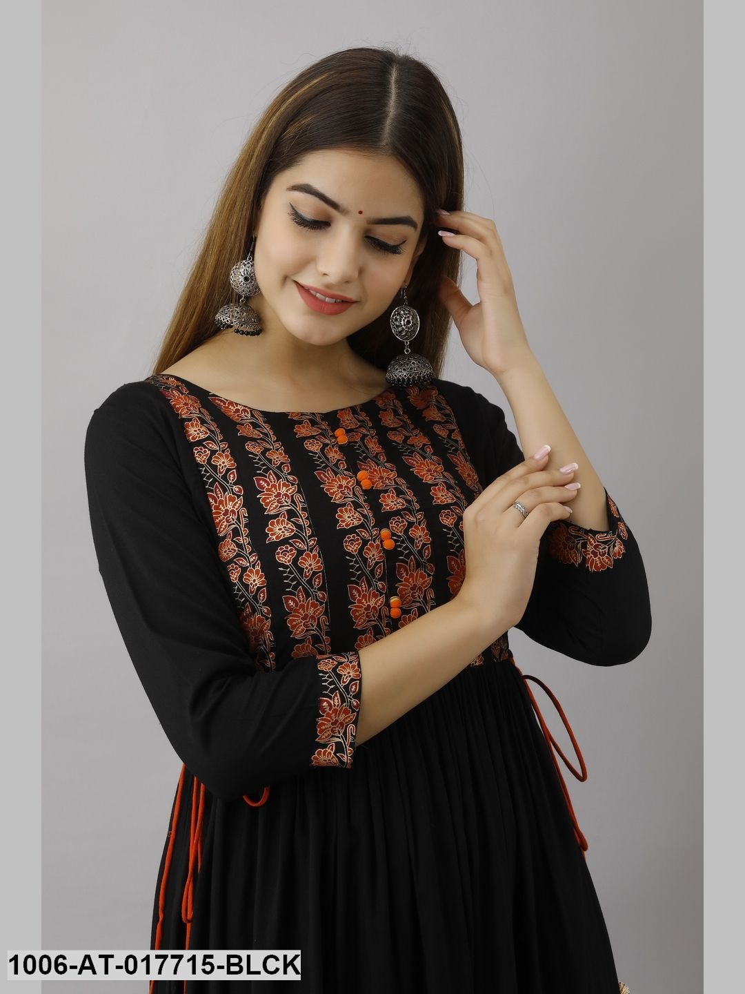 Printed A-Line Kurta