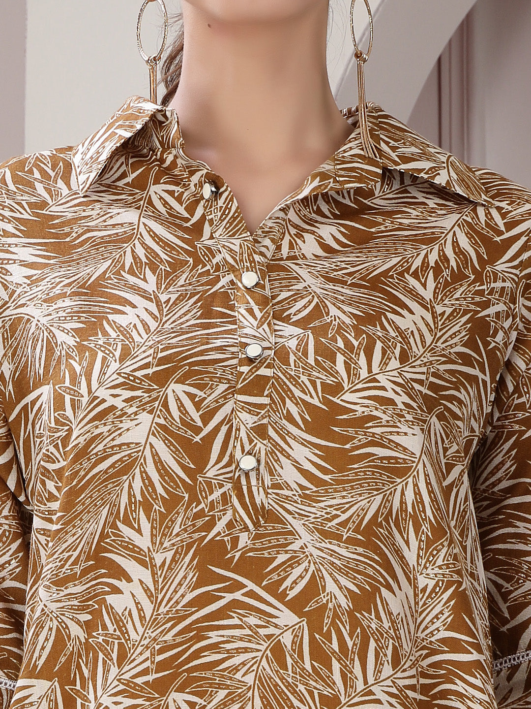 Printed Cotton Blend Co-Ord set