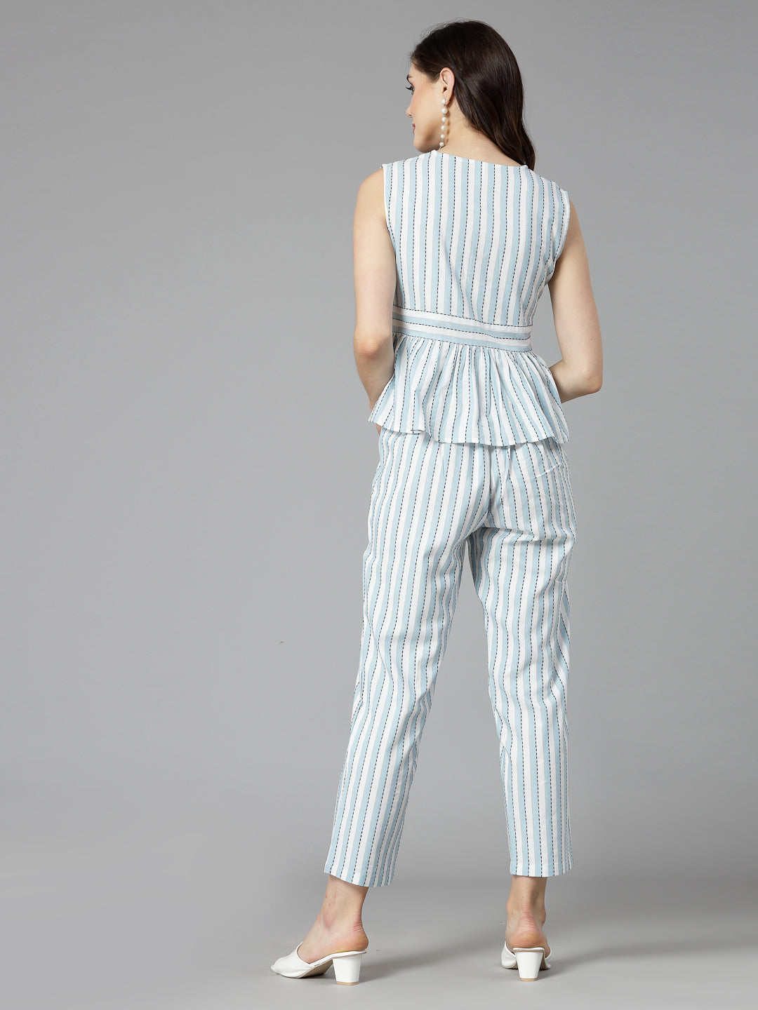 Woven Design Cotton Blend Co-Ords Set