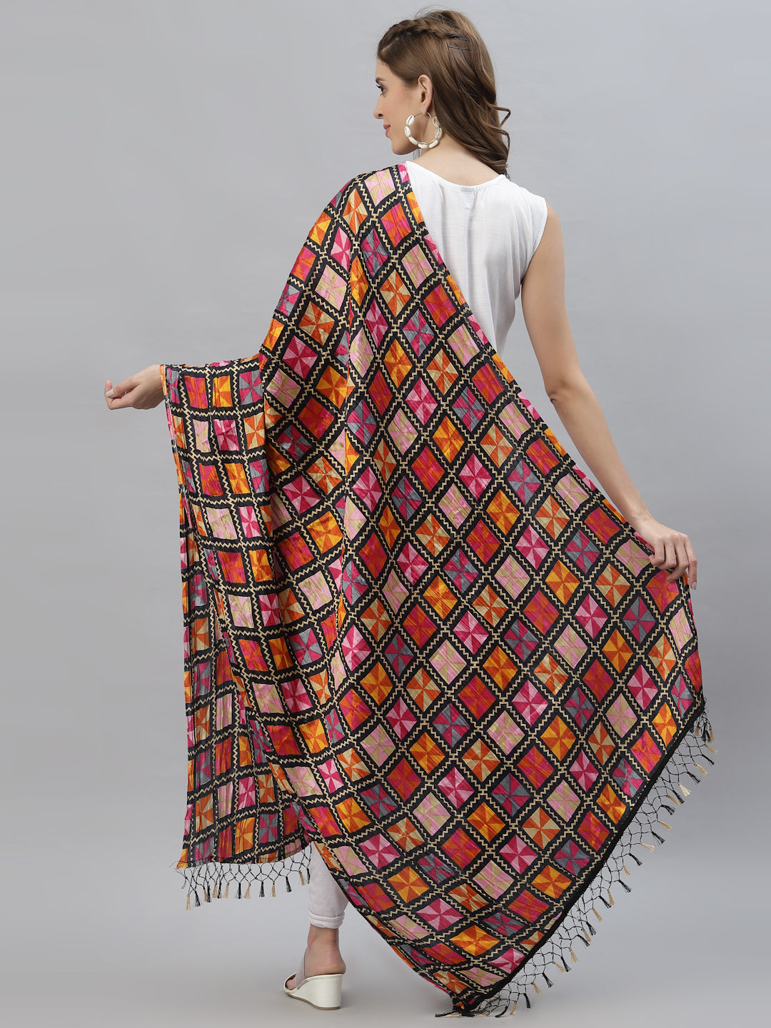 Printed Silk Blend Dupatta