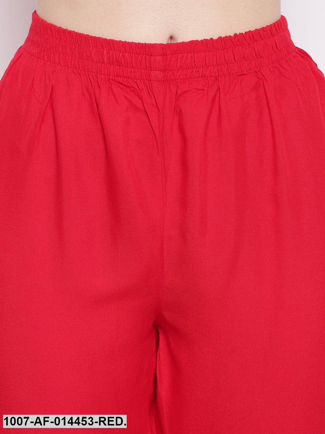 Floral Print Rayon Straight Kurta Pant & Dupatta Set (Yellow,Red)