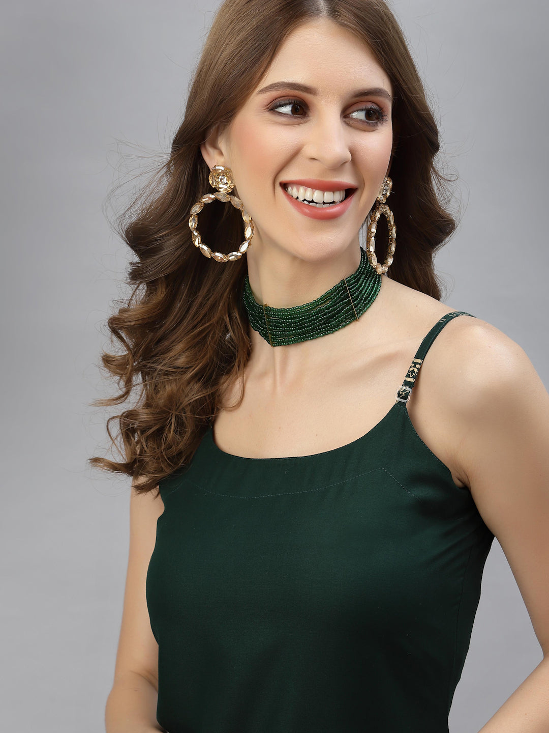 Gold Printed Rayon Straight Kurta Pant Set