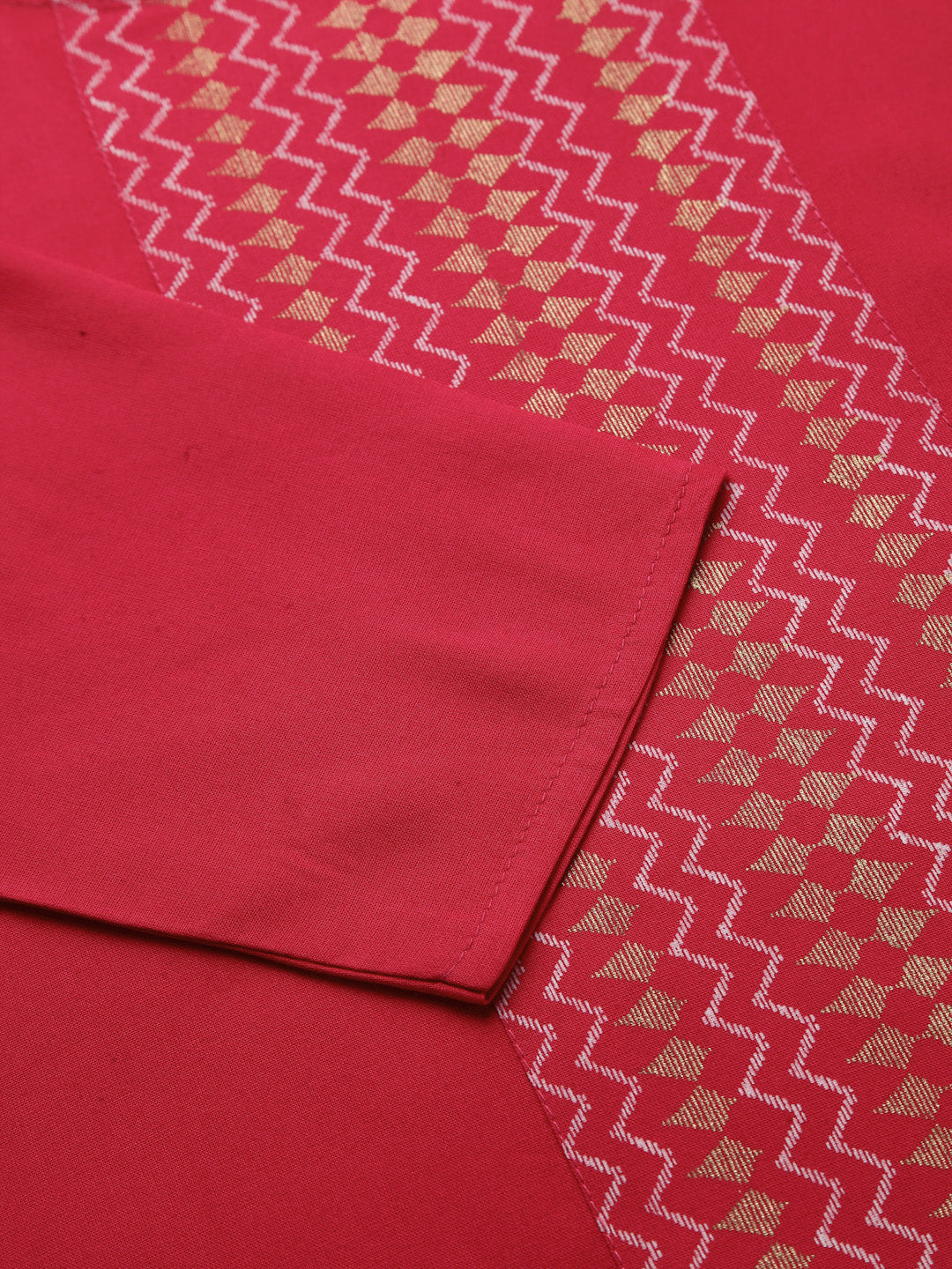 Printed Rayon Straight Kurta Pant Dupatta Set