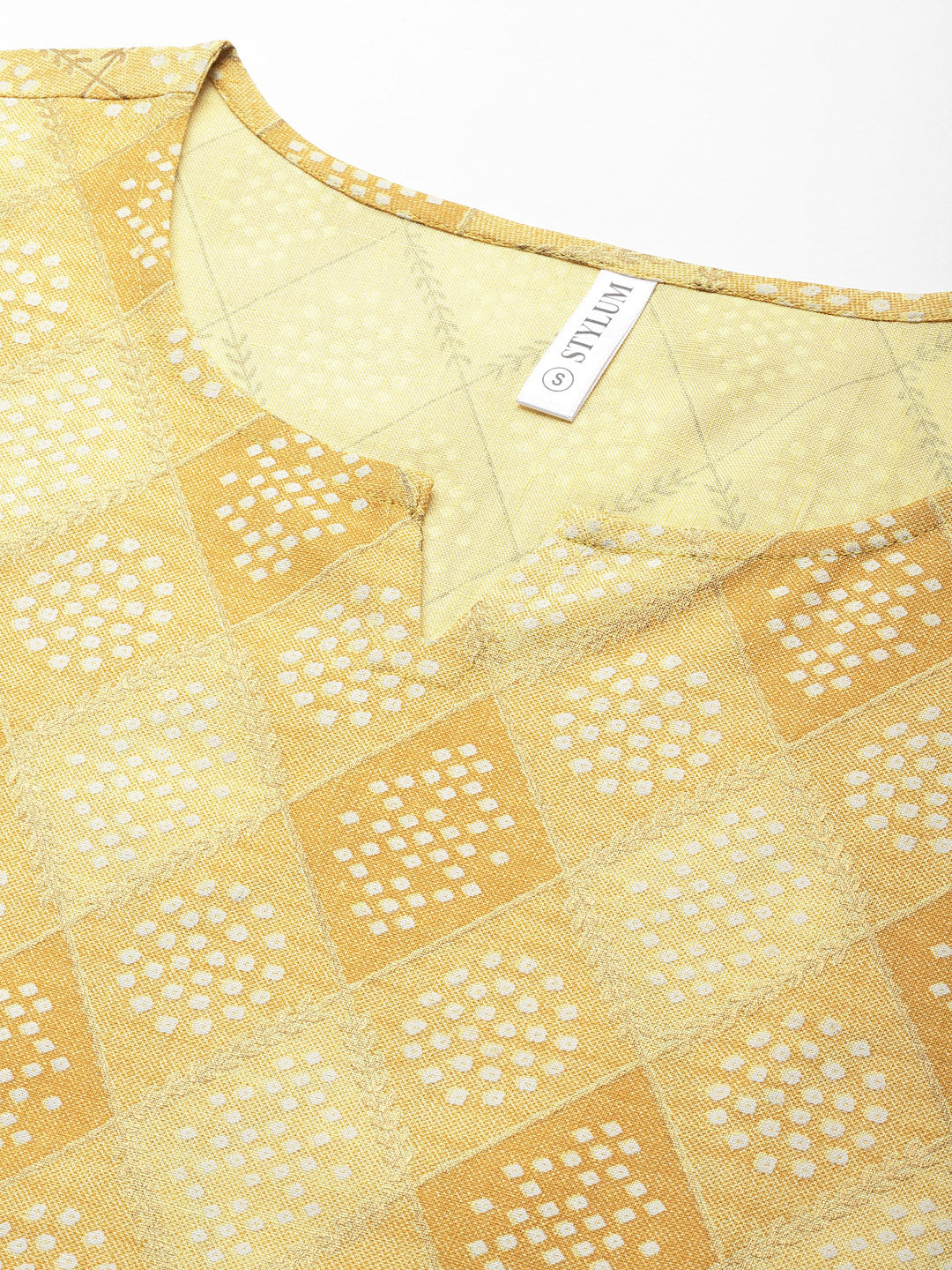 Bandhani Printed Cotton Blend Straight Kurta