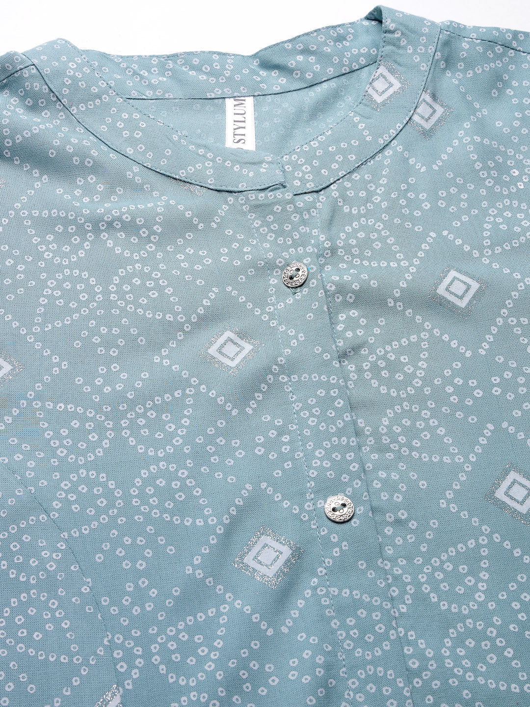 Printed Rayon A-Line Kurta