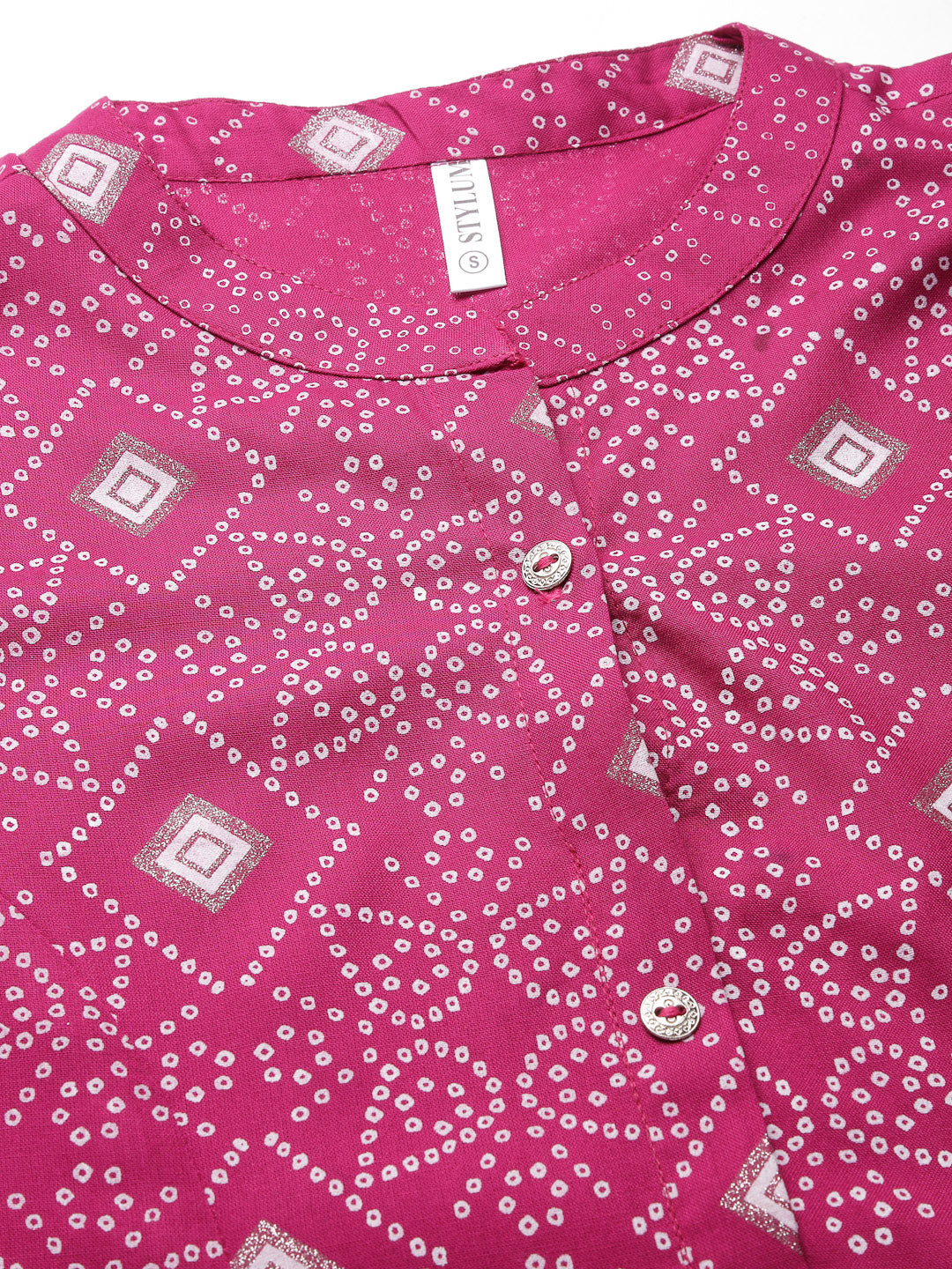 Printed Rayon A-Line Kurta