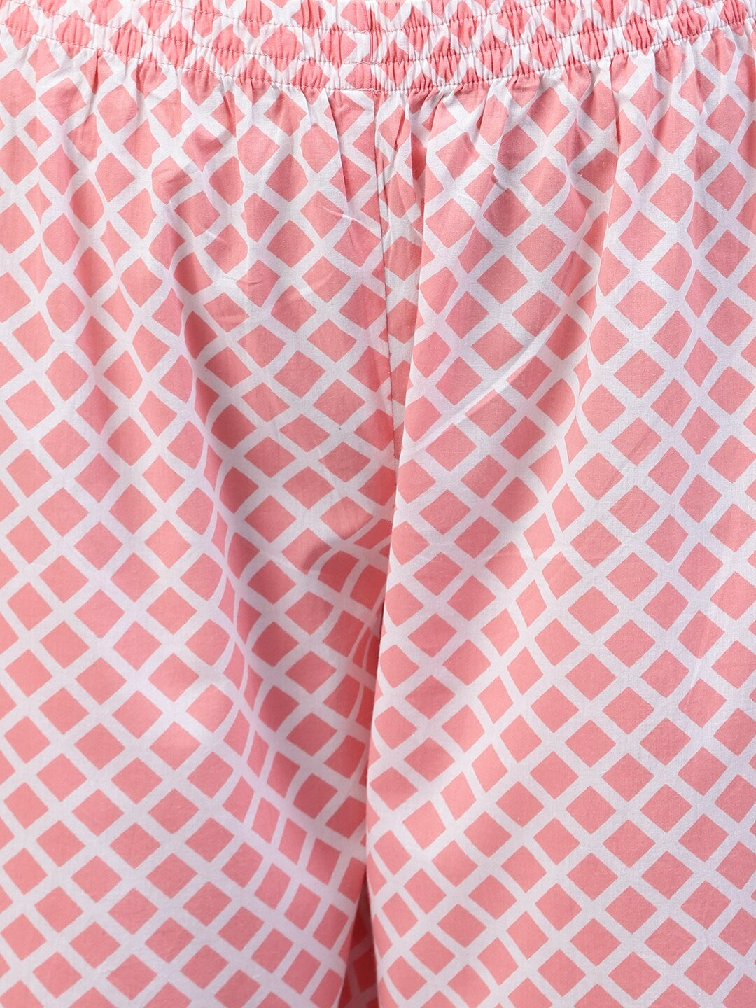 Cotton Geometric Print Night Suit Set