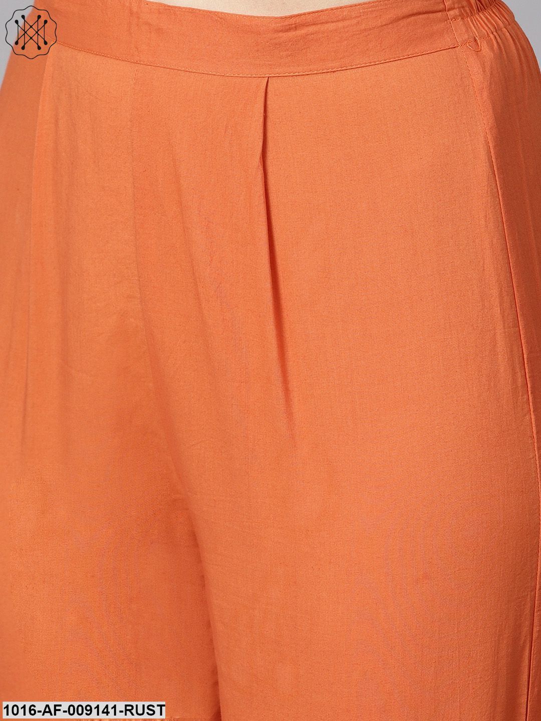 Women's A-Line Kurta With Solid Pant