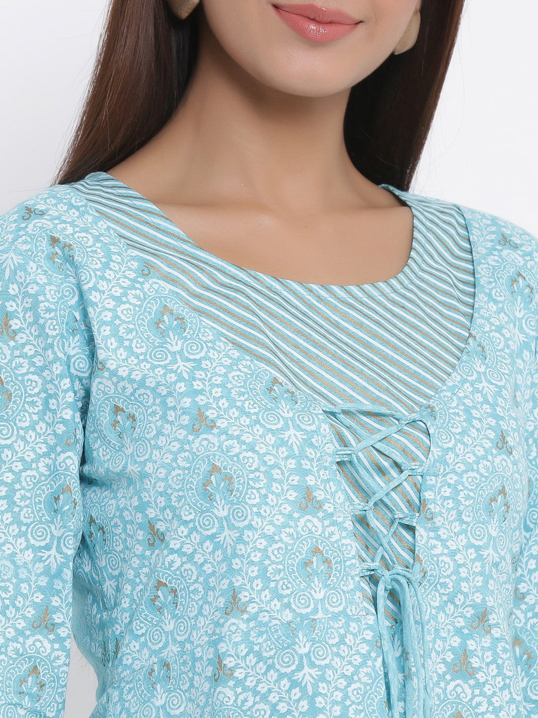 Cotton Printed Anarkali Gown