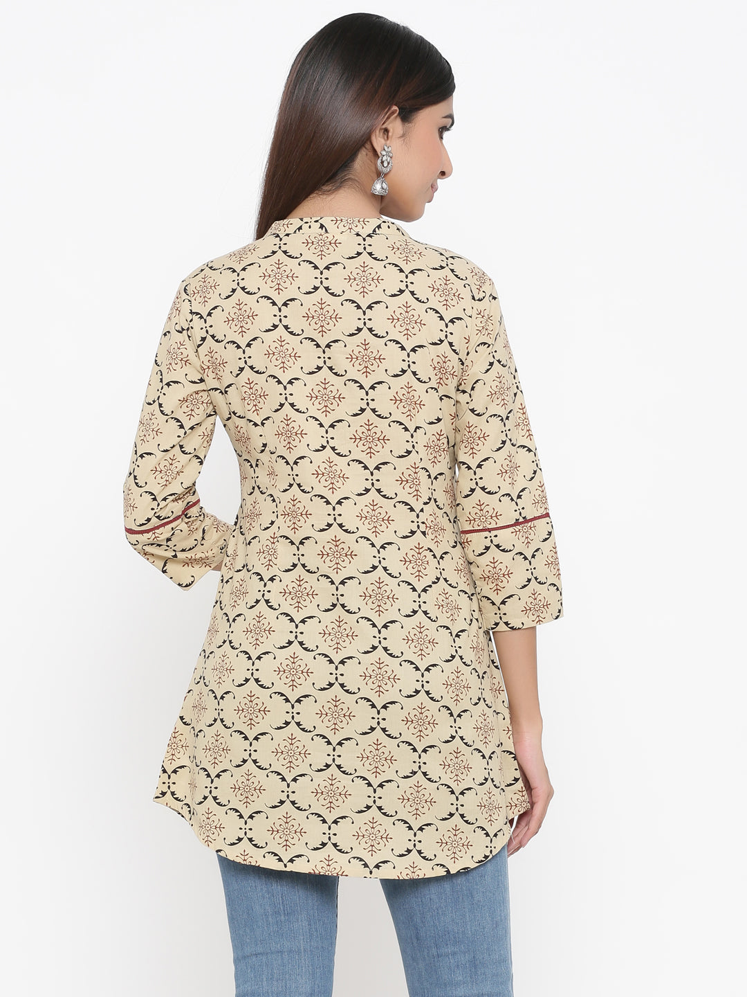 Cotton Printed A-Line Tunic