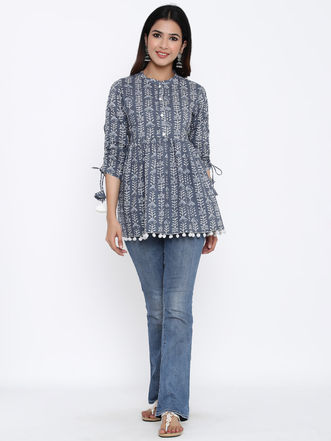 Cotton Printed Regular Top