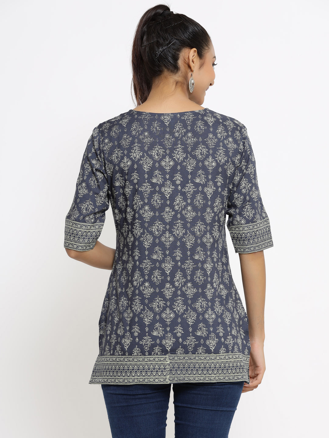 Rayon Printed Regular Top