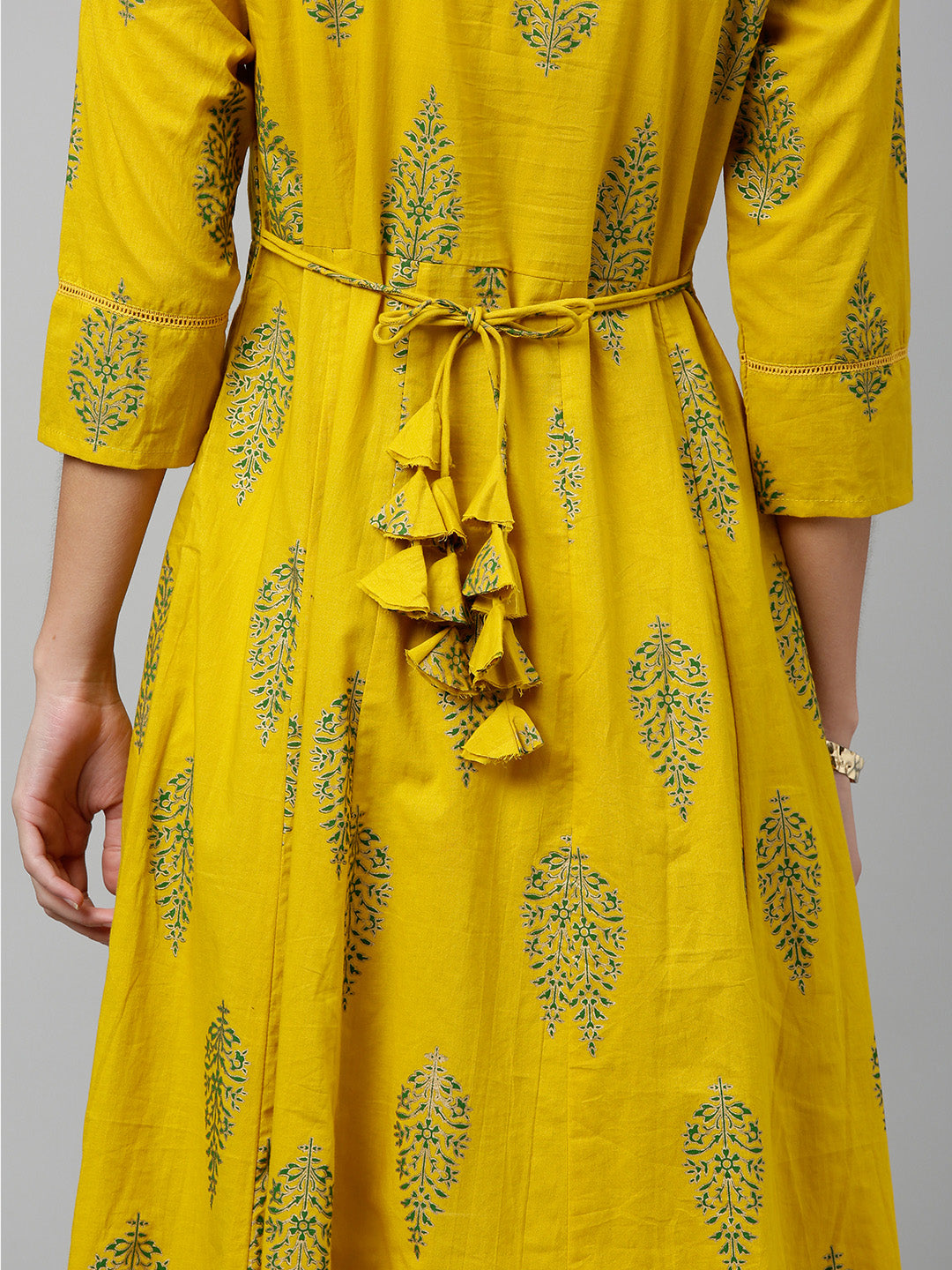 Cotton Buta Print Anarkali Kurta