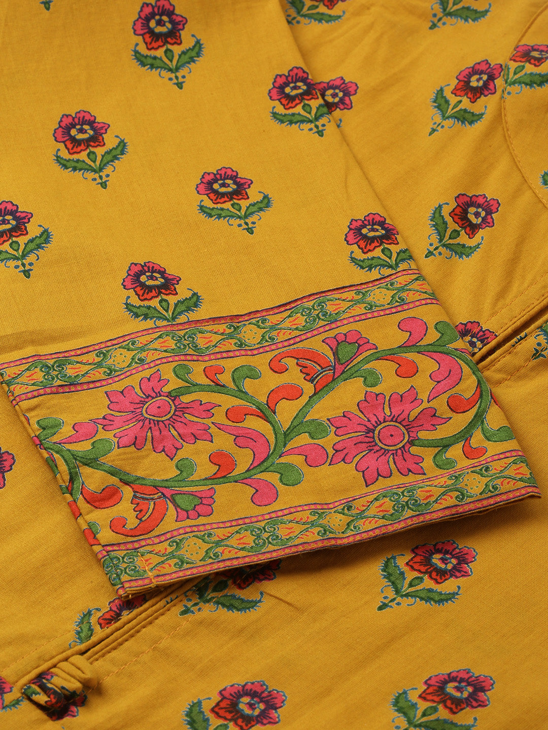 Cotton Buta Print Anarkali Kurta