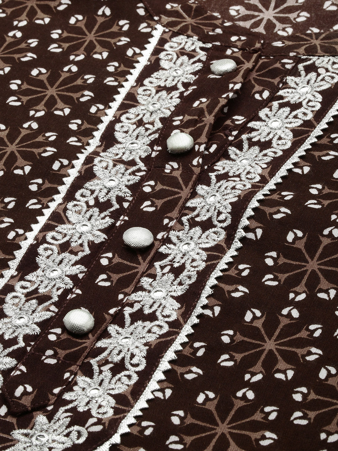 Rayon Printed Straight Kurta