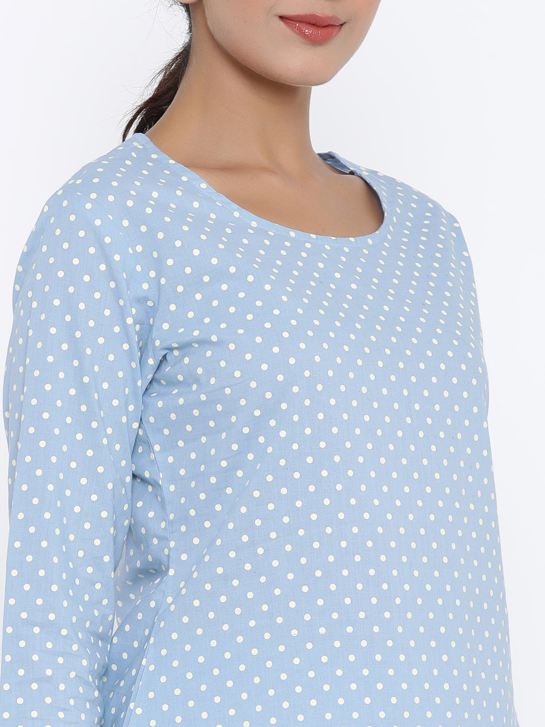 Cotton Printed Regular Top And Pyjama