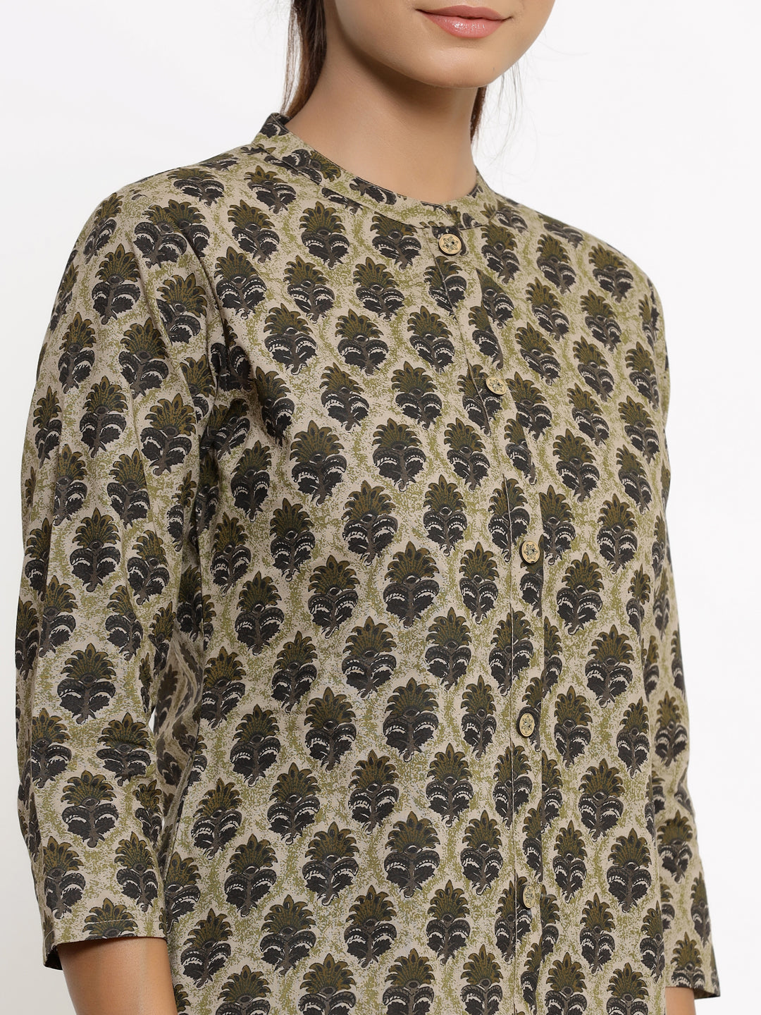 Cotton Printed Regular Top And Pyjama