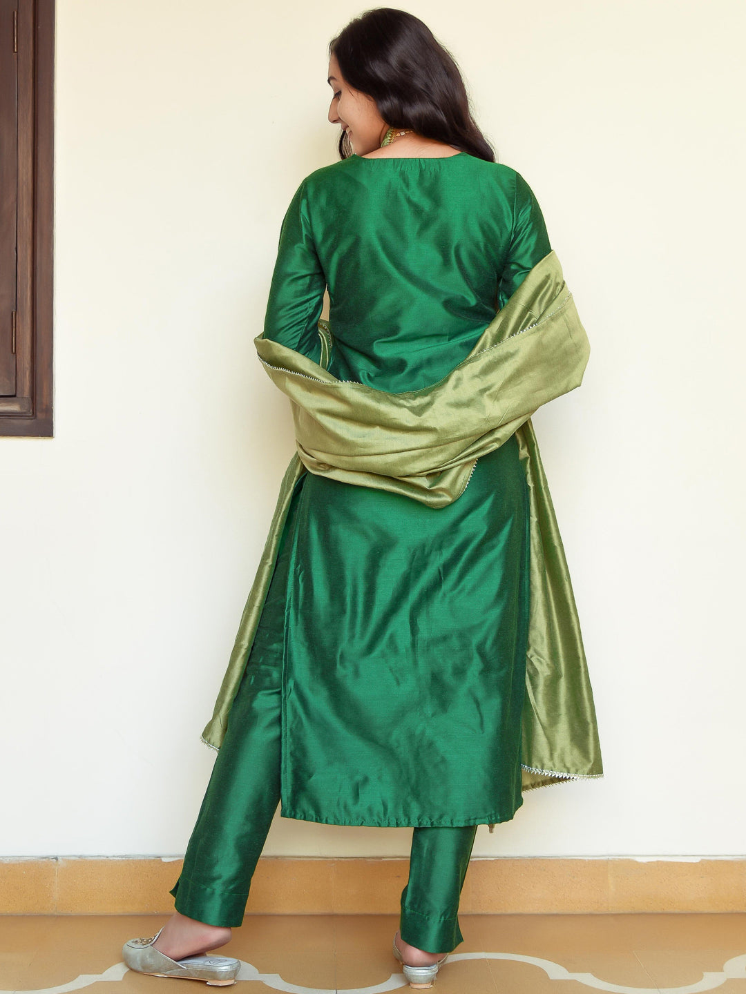 Shades Of Green Suit Set