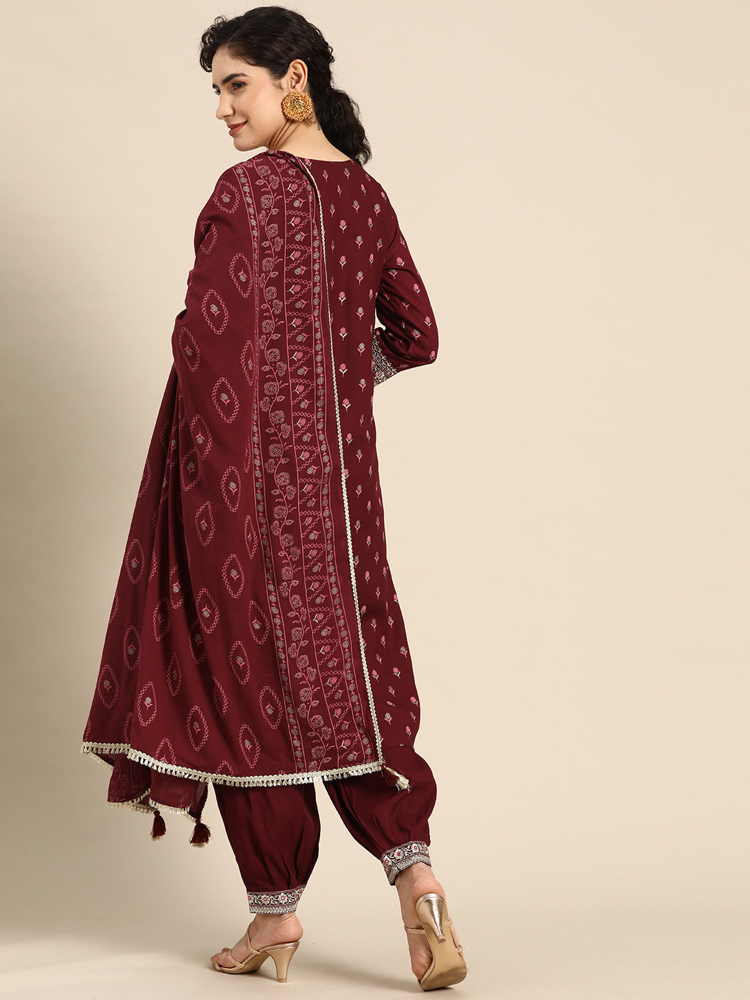 Embroidered Long Straight Rayon kurta Set