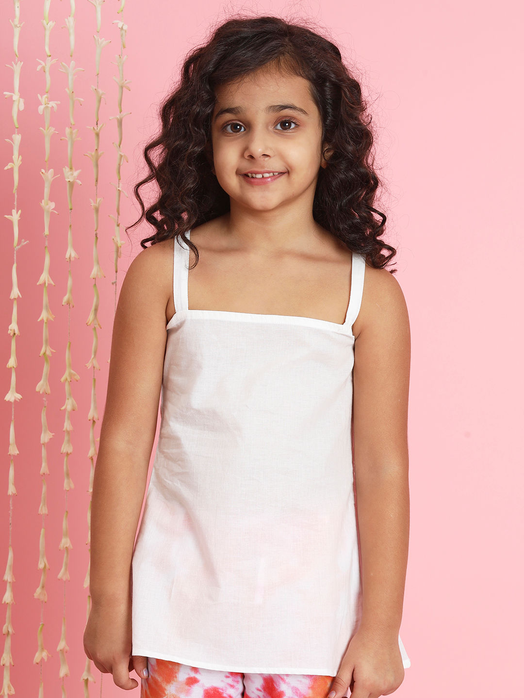 Aline Style Cotton Fabric Pink Color Top And Palazzo