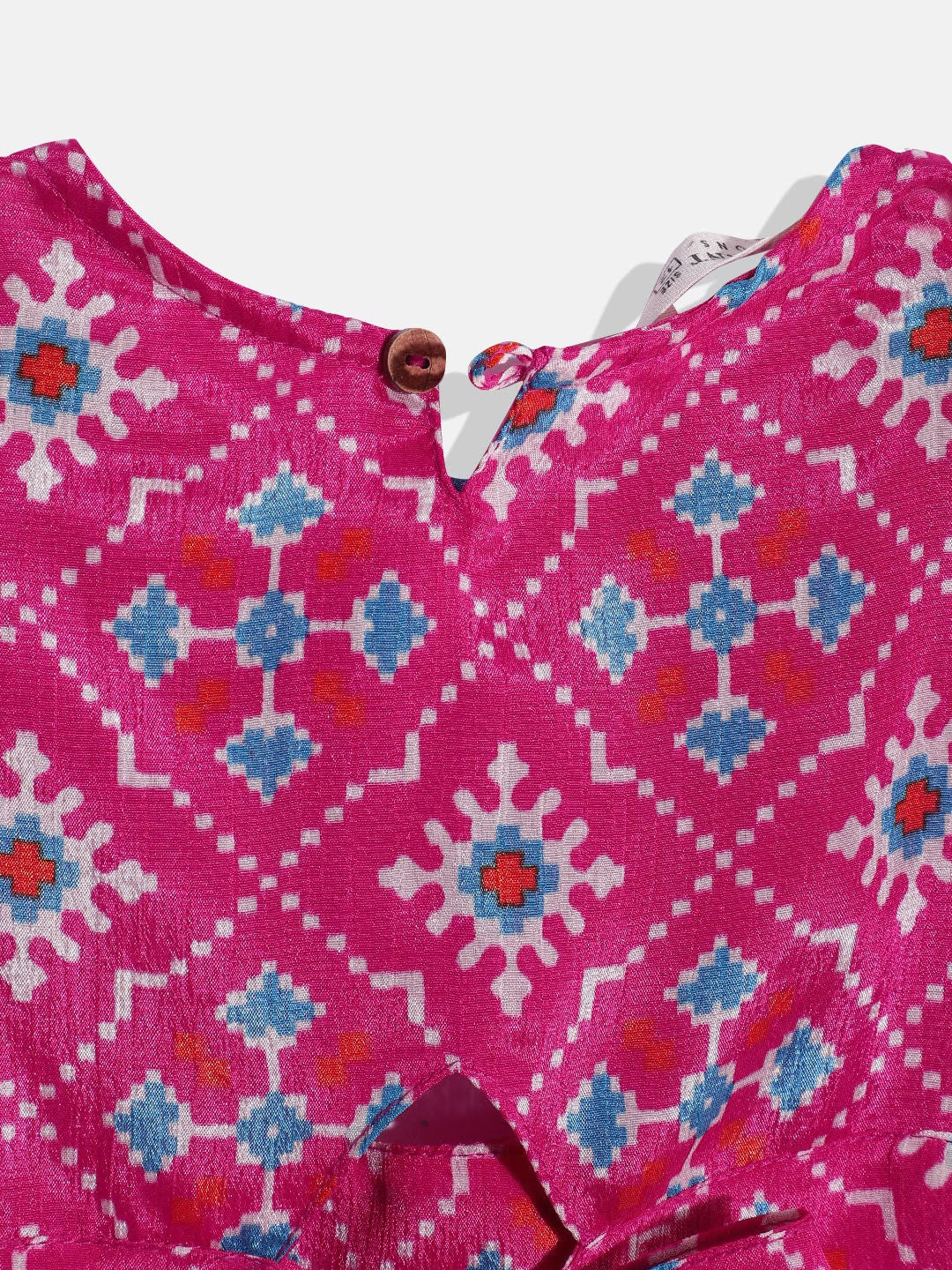 One Shoulder Style Cotton Fabric Multi Color Top And Palazzo