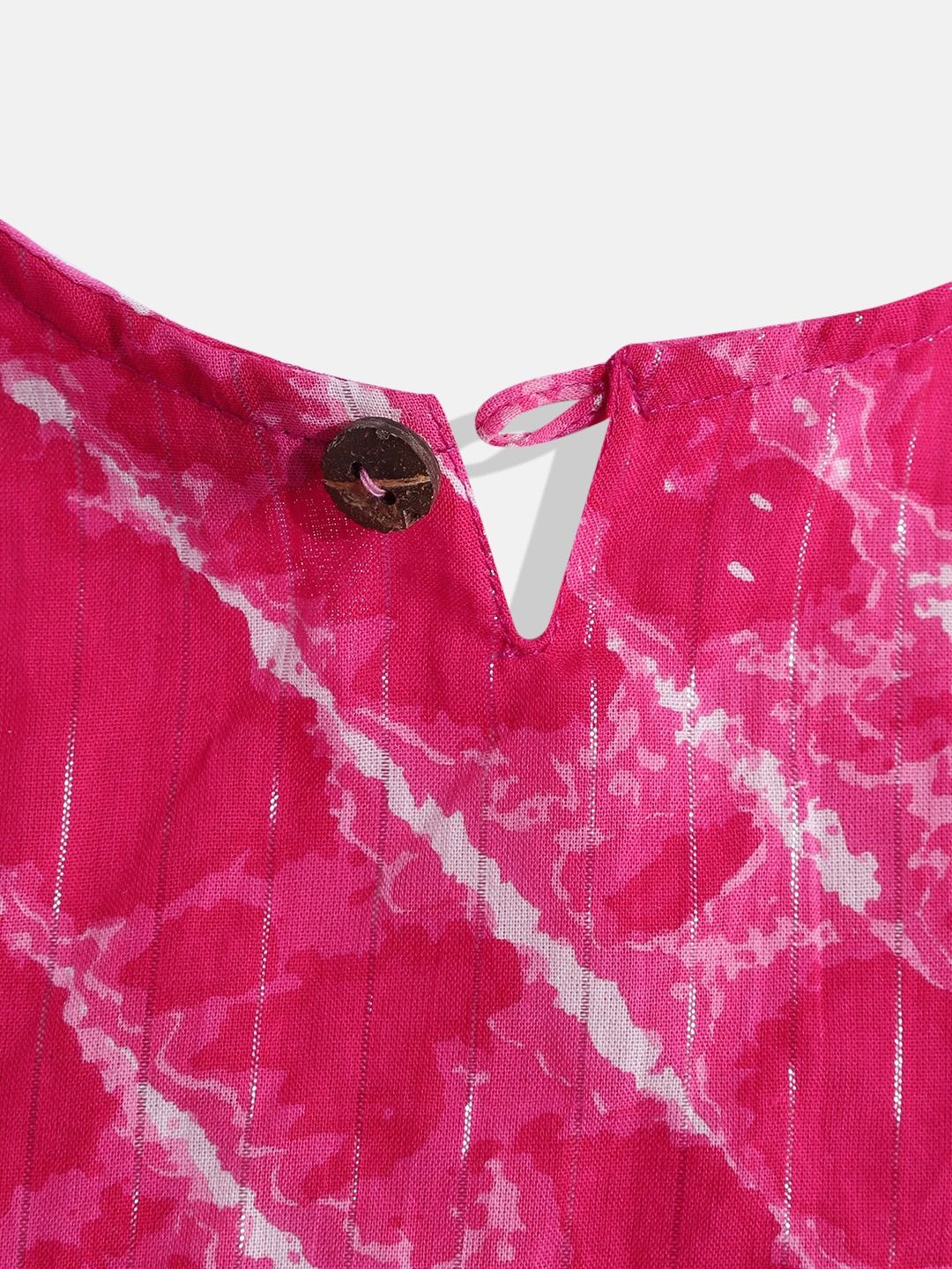Straight Style Cotton Fabric Magenta Color Printed Choli And Lehenga With Dupatta