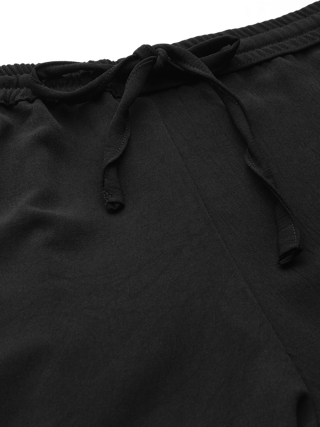 Lycra Fabric Black Color Palazzo