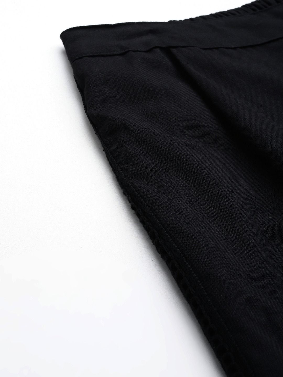 Rayon Fabric Black Color Palazzo