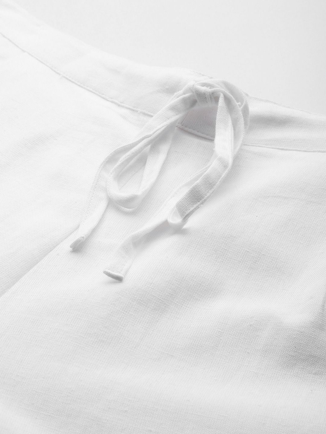 Cotton Fabric White Color Palazzo