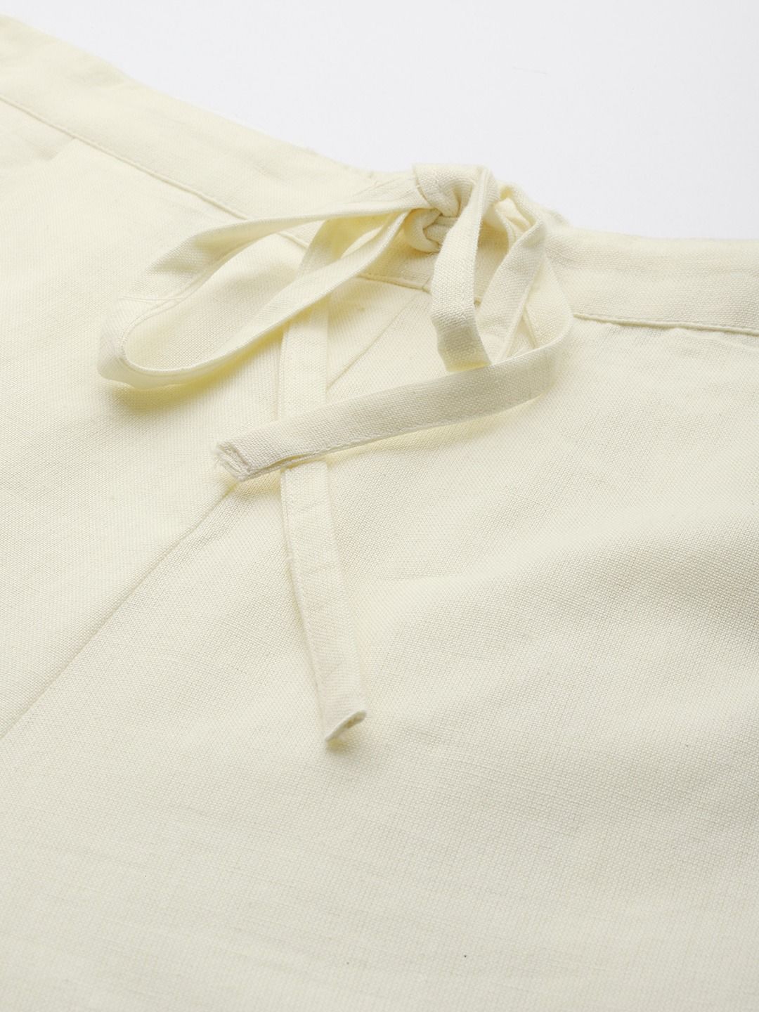 Cotton Fabric Cream Color Palazzo