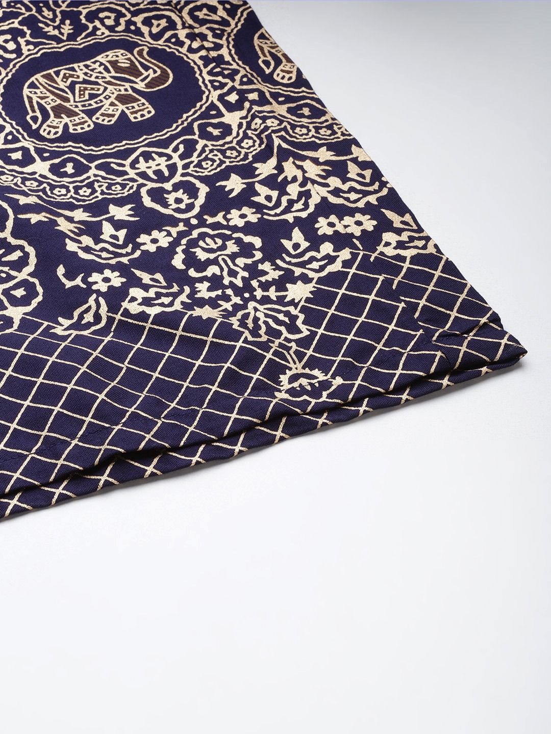Straight Style Rayon Fabric Blue Color Printed Palazzo