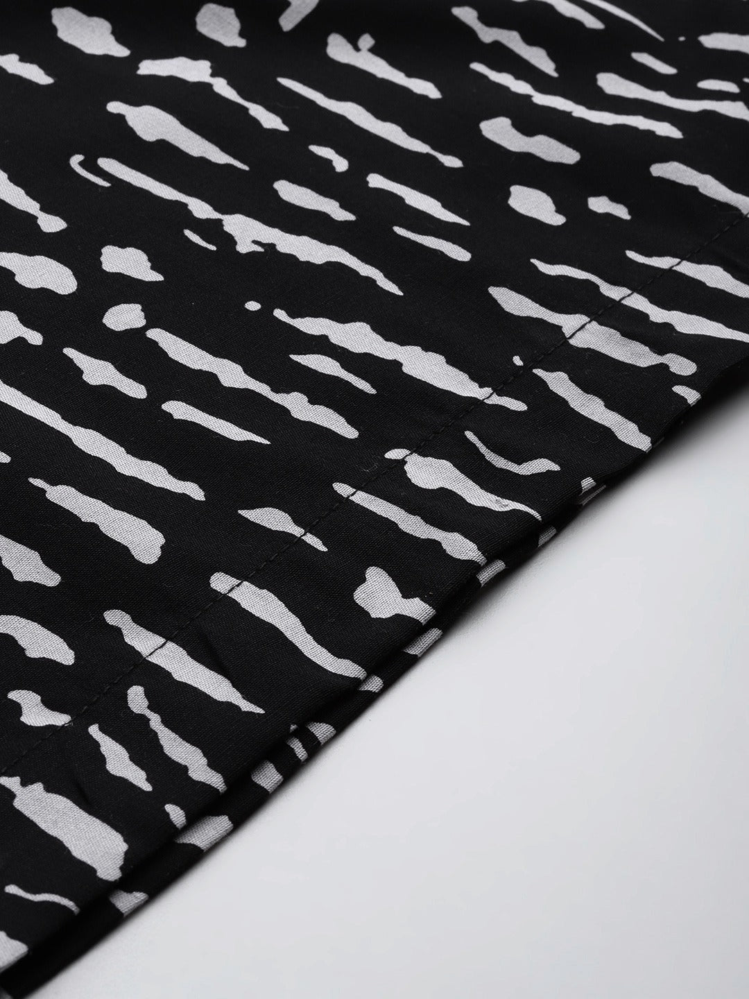 Cotton Fabric Black Color Palazzo