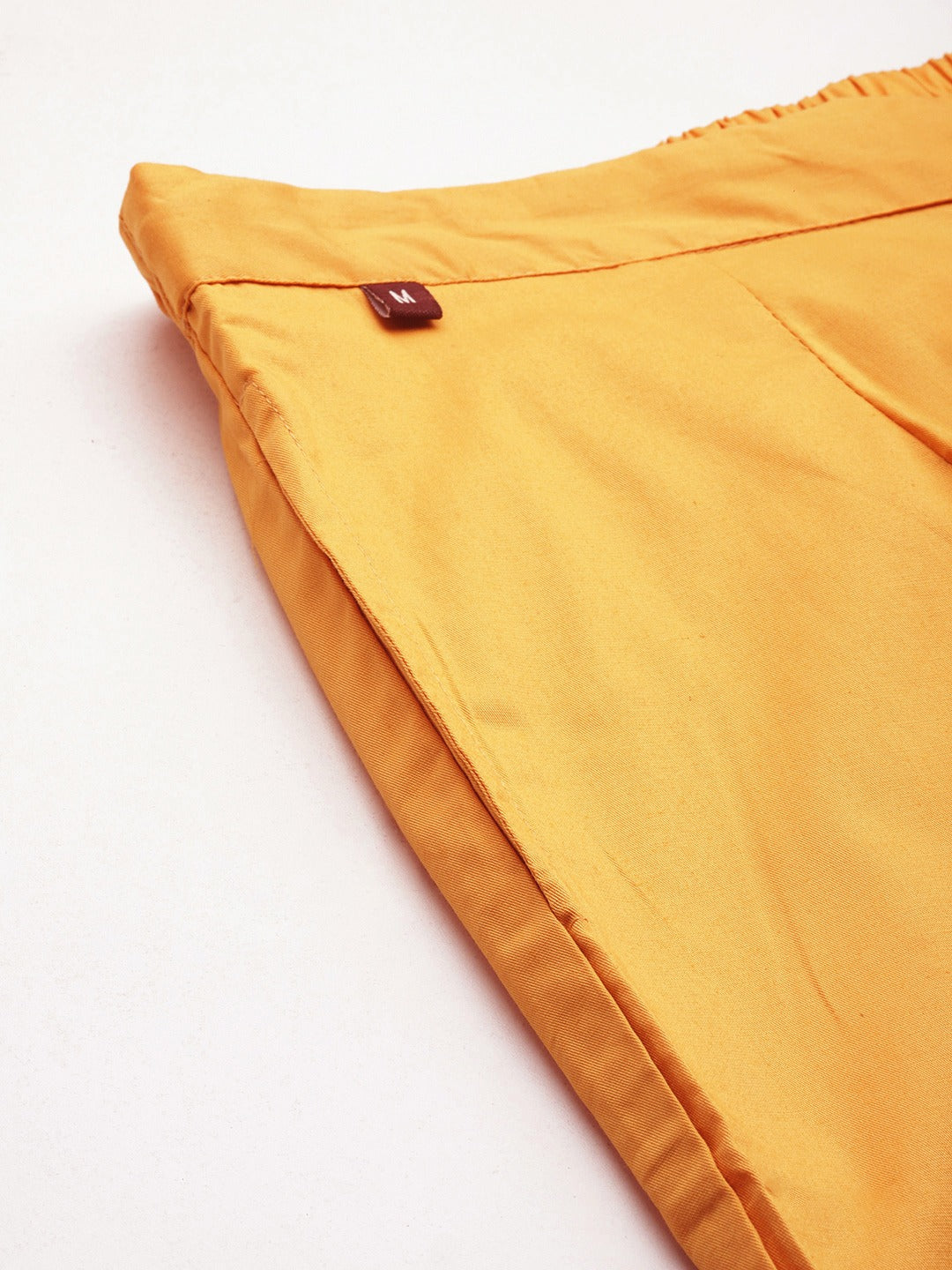 Cotton Lycra Fabric Mustard Color Trouser