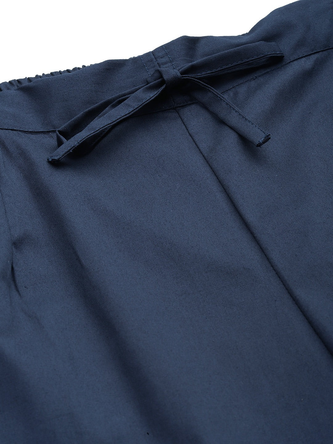 Cotton Lycra Fabric Navy Blue Color Trouser